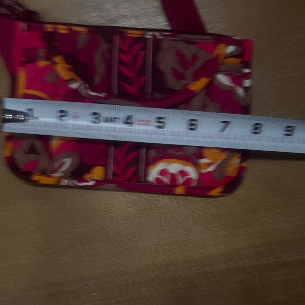Vera Bradley Floral Belt Bag in Burgundy and Orange - Picture 6 of 7